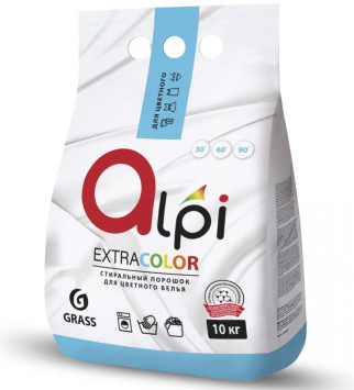 GRASS  Средство для стирки. Порошок для цветных вещей  &quot;Alpi Expert&quot;  10кг.