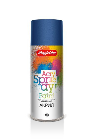MagicLine  Краска акрил.  350  Темно-синяя  (450мл) RAL 5011