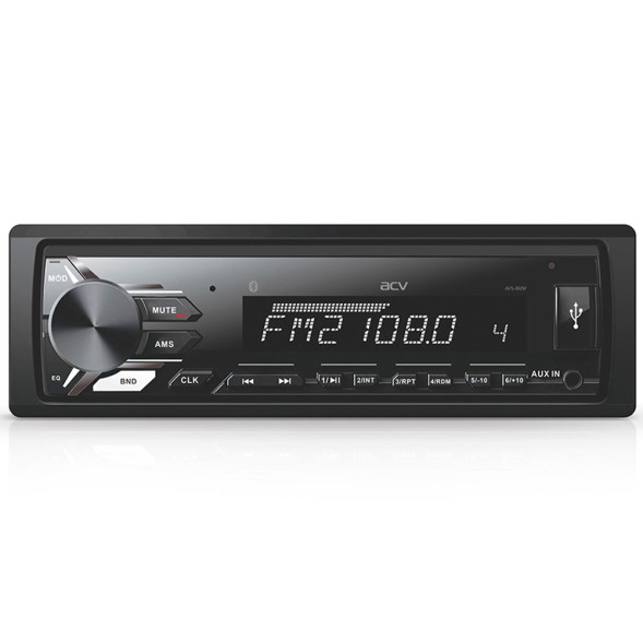 Автомагн.  ACV-812W  (белый)  USB/SD/FM ресивер Bluetooth