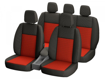 АВТОЧЕХЛЫ   Lada  2110  &quot;Гобелен&quot;  красный