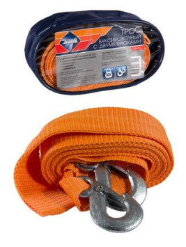 Трос буксировочный  &quot;Nova Bright&quot; в сумке, 3.5 т, 5 см х 4,6м, 2 крюка