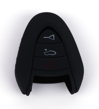 Чехол силиконовый для ключа зажигания  PORSCHE (три кнопки) №1