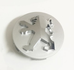 Заглушка (колпачок) на литой диск мод. PEUGEOT  серебро  (D60/56)