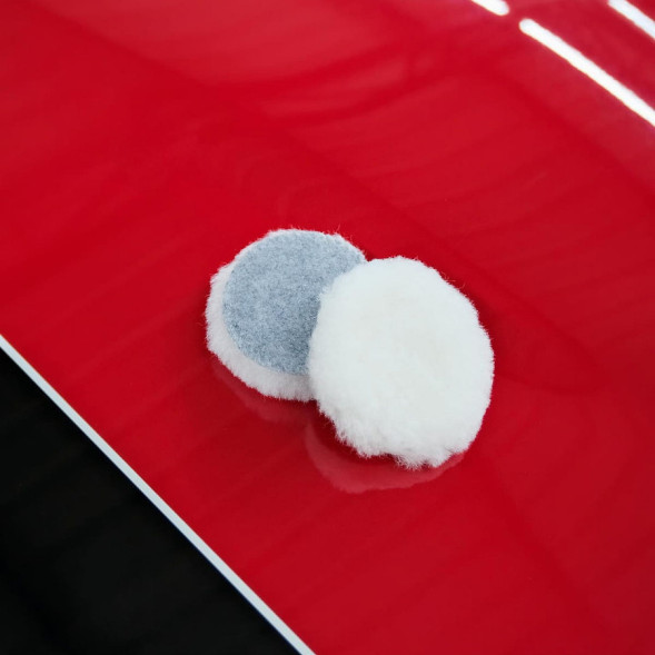 Меховой круг из натурального меха Ø 80 мм 999274