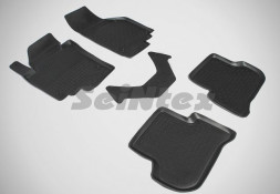 Коврики резиновые   Skoda Yeti с 2009г.-  БОРТ