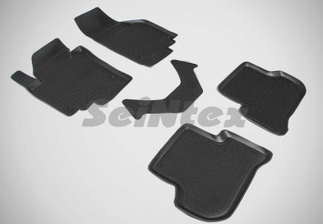 Коврики резиновые   Skoda Yeti с 2009г.-  БОРТ