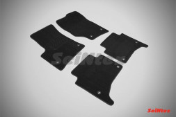 Коврики текстильн. VW Touareg I 2002-2010г./компл.4шт./осн.резин./ LUX