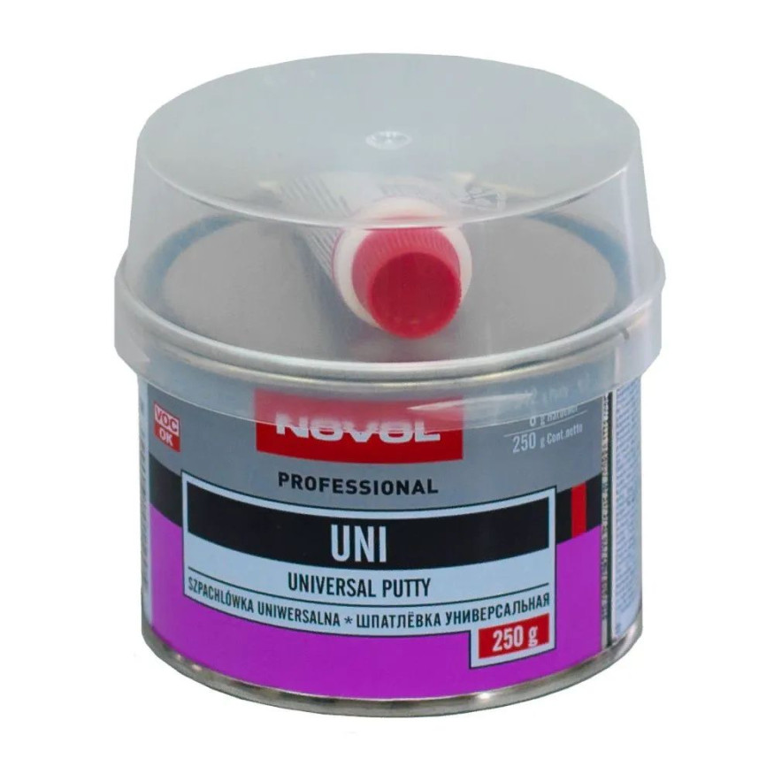 Шпатлёвка Novol UNI универсальная 250гр (основная заполняющая)