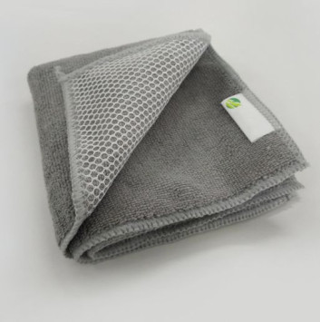 Микрофибра с сеткой  Carlife  30x30см,  Серая