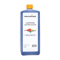 Краска для кожи COLOURLOCK темно-синий Lederfarbe tiefblau 1000 мл LZ-224420