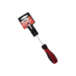 RedMark Отвертка шлицевая 4х100 мм c двухкомпонентной рукояткой