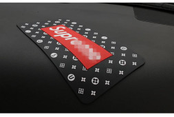 Коврик антискольз. на торпедо  Supreme  25x15см Черный