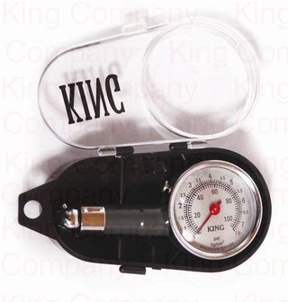 Манометр металлич. 6 Атм  &quot;KING&quot;  (Пластиковый бокс)