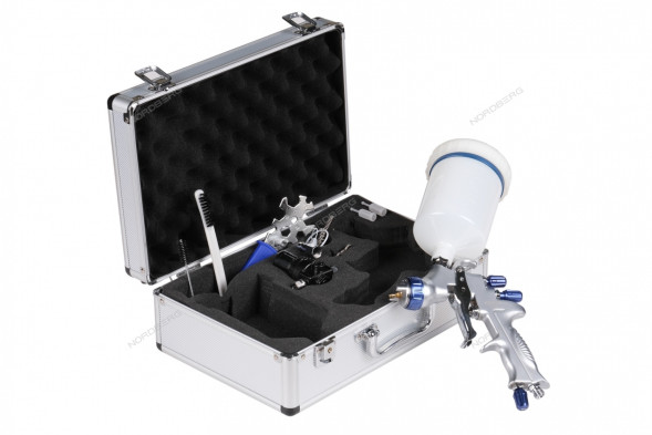 Краскопульт NORDBERG NP7013 в кейсе (LVMP, сопло 1,3 мм)