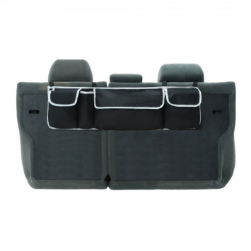 Органайзер на спинку заднего сиденье, ткань оксфорд, 90*25*12 см, чёрный