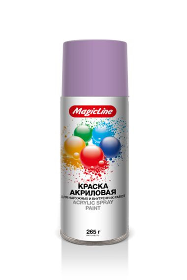 MagicLine  Краска акрил.  370  Светло-фиолетовая  (450мл) RAL 4009