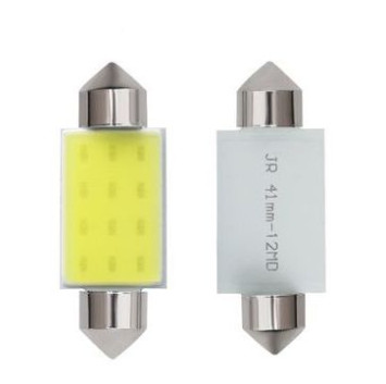 SOLAR  Свет-од  12V  T11x36  COB C5W  SV8.5  белый