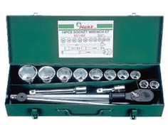 Инструмент HANS. Набор торц головок 3/4&quot;DR 22-50мм, 14 предм.    (6614M)