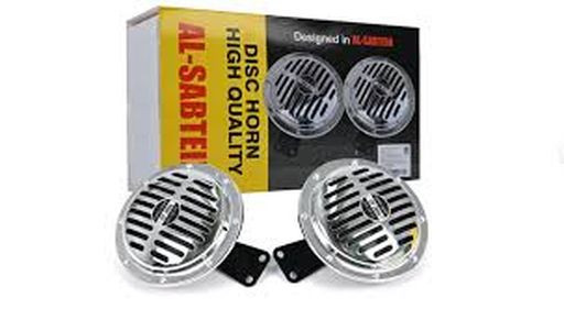 Сигнал &quot;улитка&quot; ГРОМ 155мм,  12V  дисковый 345Гц-290Гц, 105дб, хром