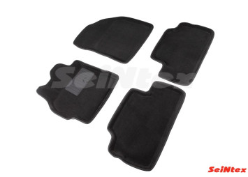 Коврики  Toyota Corolla X 2007-2013г.  /компл.5шт./осн.резин./ 3D