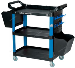 Тележка NORDBERG T3B с пластиковыми полками