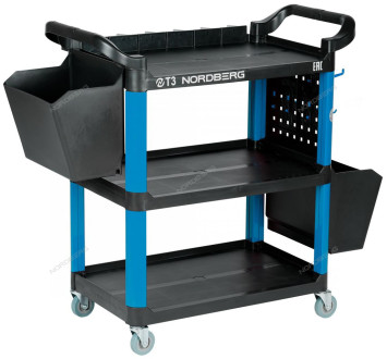 Тележка NORDBERG T3B с пластиковыми полками