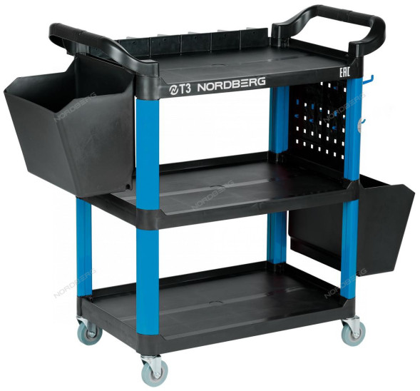 Тележка NORDBERG T3B с пластиковыми полками