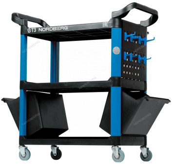 Тележка NORDBERG T3B с пластиковыми полками
