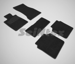 Коврики текстильн. BMW 7 G12  2015г-  /компл.5шт./осн.резин./  LUX