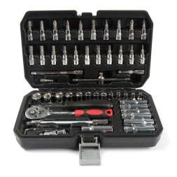 DC Набор инструмента 1/4",  53 предмета  (6 гр.)