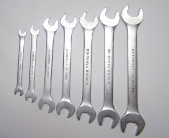 GRAND TOOL Ключ рожковый 16-17 мм CrV (сатин)