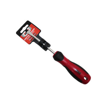 RedMark Отвертка шлицевая 6,5х100 мм c двухкомпонентной рукояткой