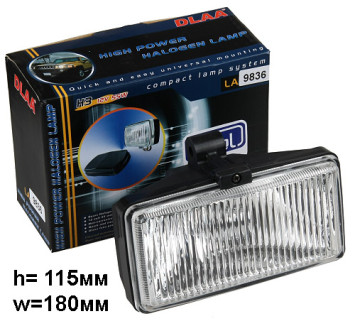Фары доп. DLAA 9836 W  180*115mm  1шт