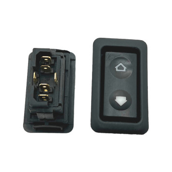 ЭТ Кнопка FOTEK  6 контаков, вверх-вниз, черный