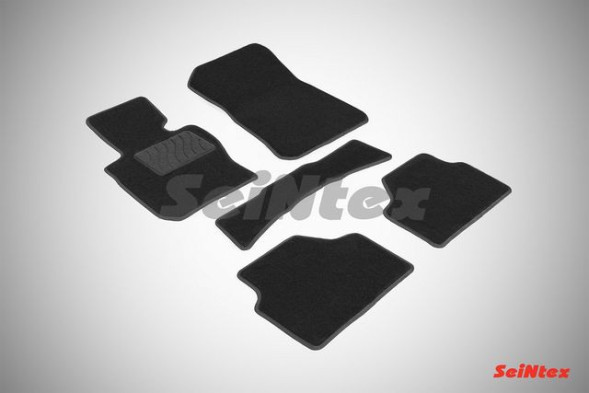 Коврики текстильн. BMW X1  E84 2009-2015г.  /компл.5шт./осн.резин./  LUX