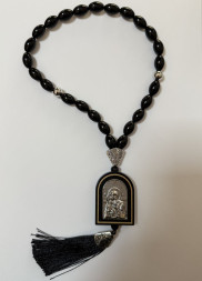 Подвески на зеркало заднего "Богородица и Иисус"