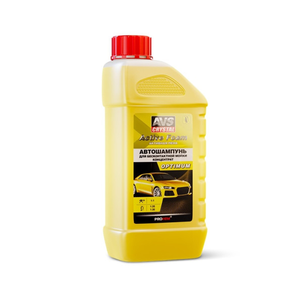 AVS  Автошампунь для бесконтактной мойки  &quot;Active Foam&quot; 1:1 PF-10 OPTIMUM 1л.