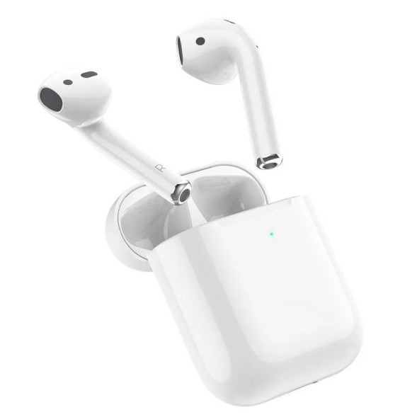 Наушники HOCO EW25 TWS вкладиши, Bluetooth, 250 мАч, белый