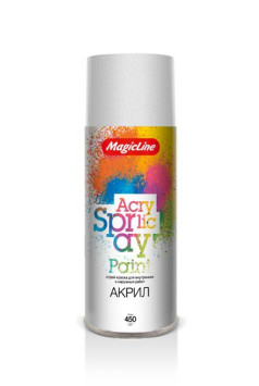 MagicLine  Краска акрил.  420  Белый мат (450мл) RAL 9016