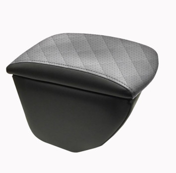 Подлокотник мод. Skoda Rapid с 2014г-  чёрный/серый/серый  РОМБ