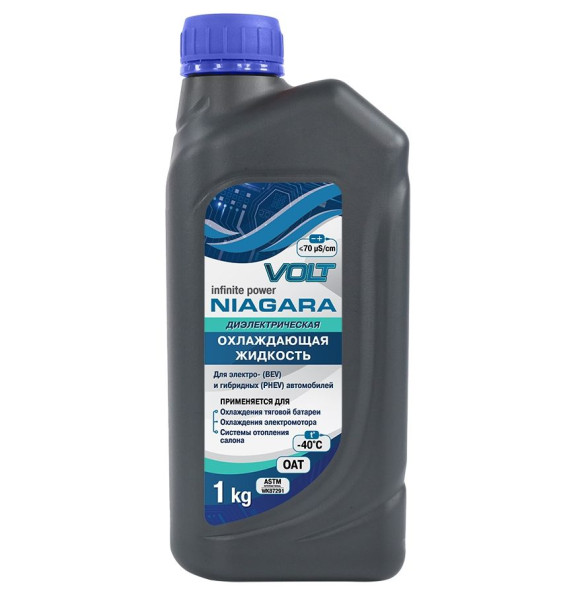 Антифриз  &quot;Niagara VOLT&quot; для электромобилей, диэлектрический,  (синий) 1 кг
