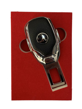 Блокировка ремня безопасности &quot;SKODA&quot;  1шт. (с вставкой)