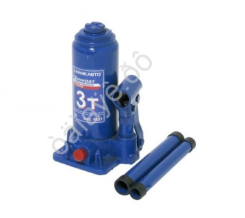 Домкрат гидравл. телескоп  3т картон &quot;М5&quot; с клапаном  (под.180-350 мм)