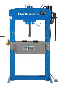 Напольный пресс NORDBERG N3676A с пневмоприводом и защитным экраном