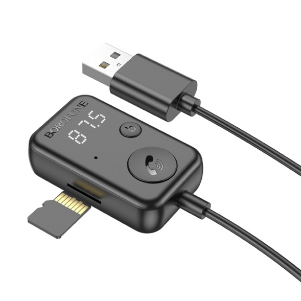 FM - Модулятор  HOCO под карту памяти, Bluetooth 5.3