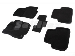 Коврики VW Tiguan II 2017г- /компл.5шт./осн.резин./ 3D