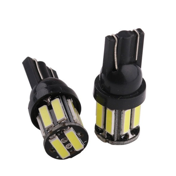SOLAR  Свет-од  12V  T10 10 SMD 7020 W5W  W2.1x9.5d