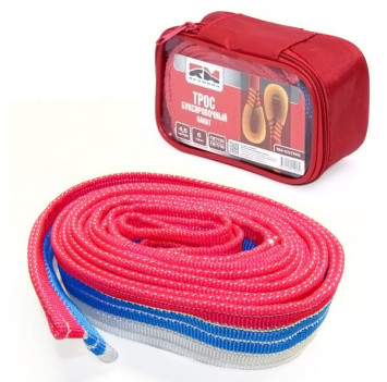 Трос буксировочный  &quot;RedMark&quot; лента (4 м 5 т.) петля/петля