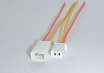 ЭТ Колодка соед. 2конт. серии 2,8 (в сборе с проводом)  (цена за 10штук)