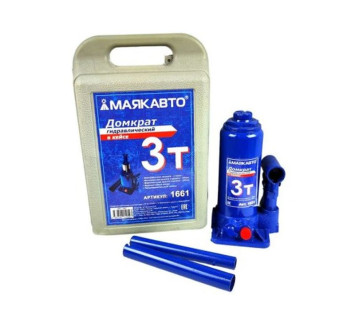 Домкрат гидравл. телескоп  3т чемод. &quot;М5&quot; с клапаном  (под.180-350 мм)